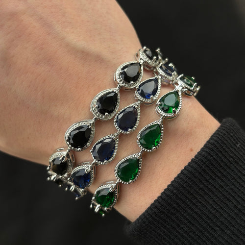Bracelet Goutte de Pluie Argent