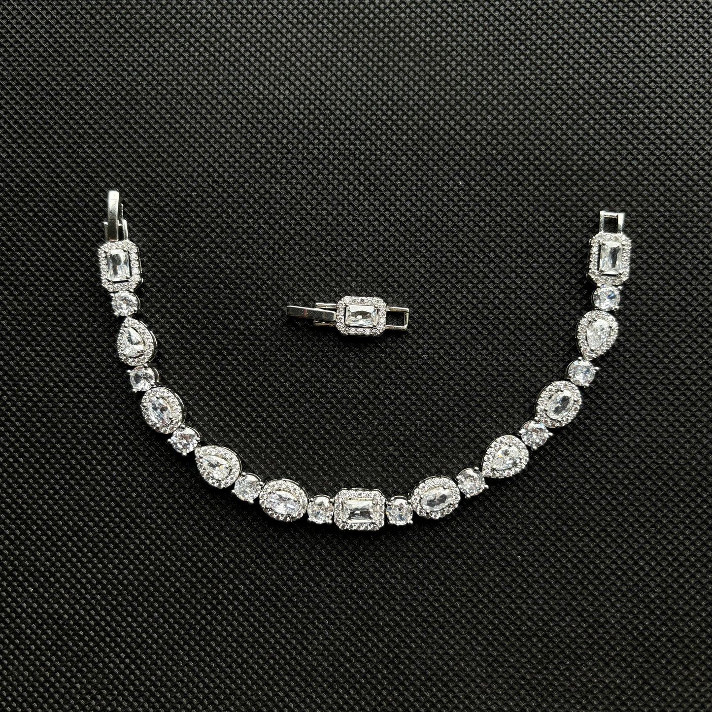 Kubisches Armband Silber