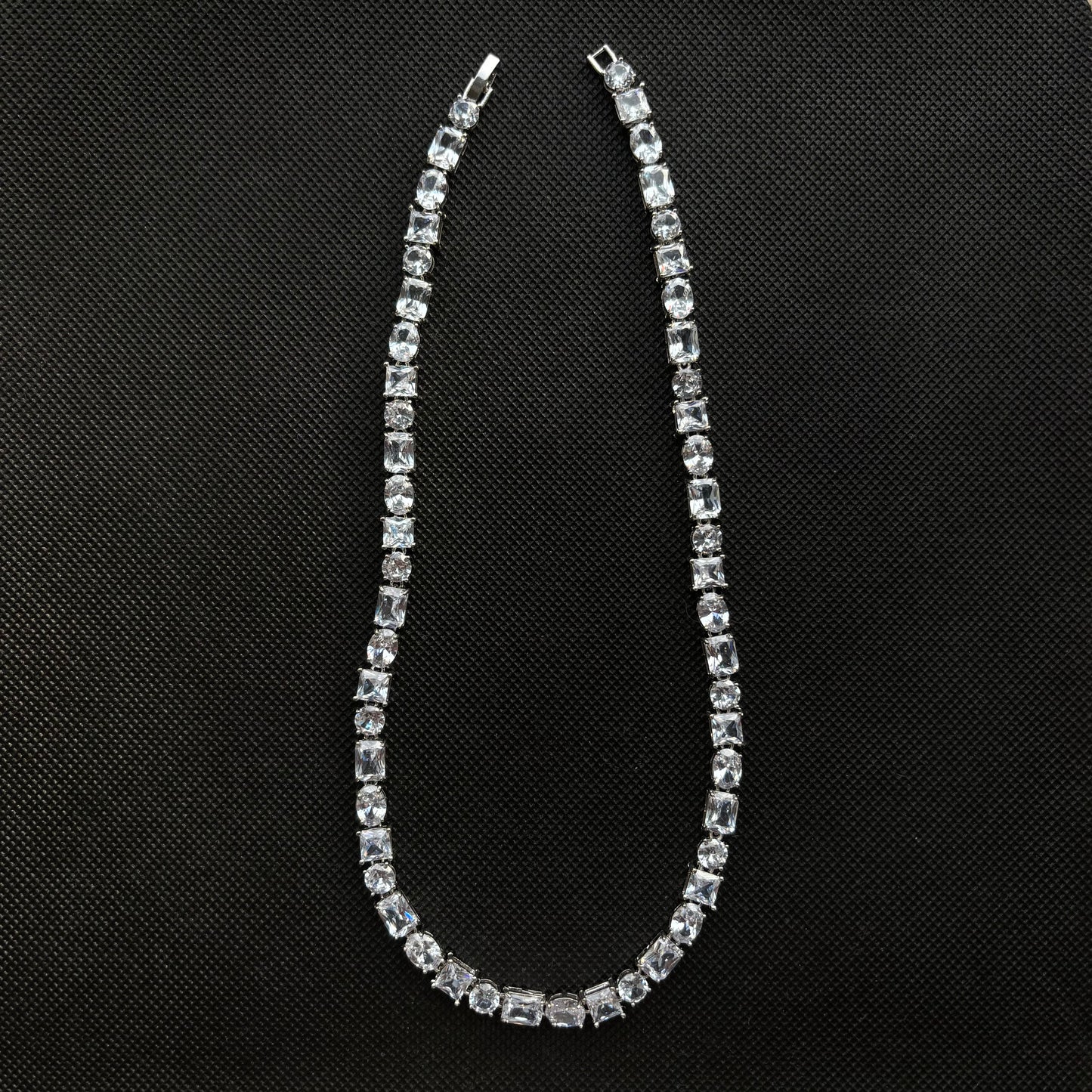 Square Crystal Necklace