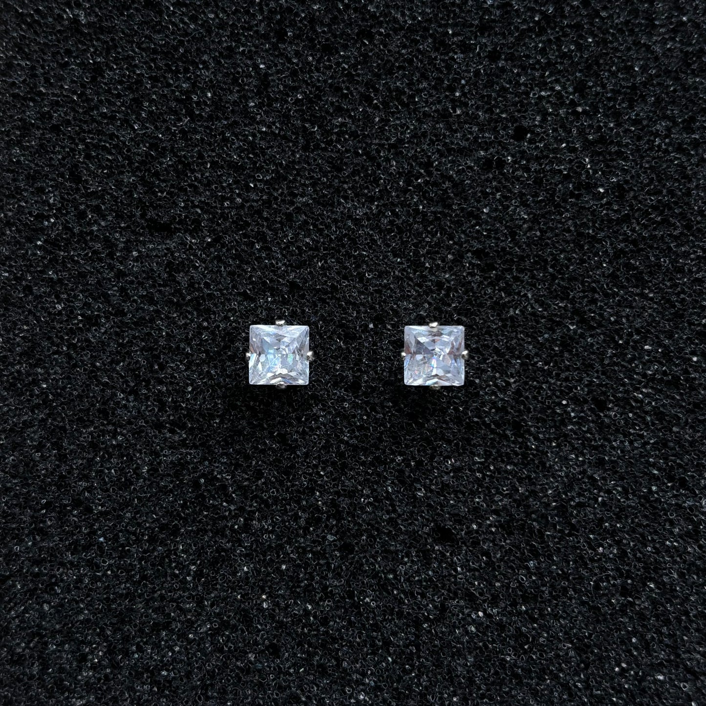 Square Crystal Earrings