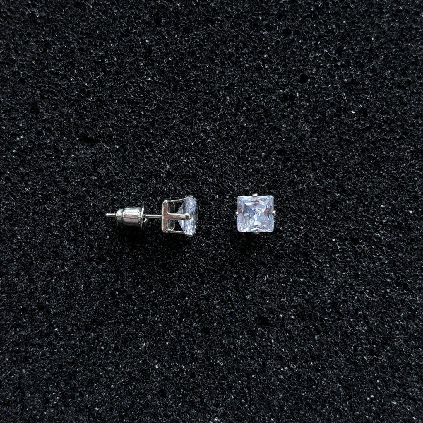 Square Crystal Earrings