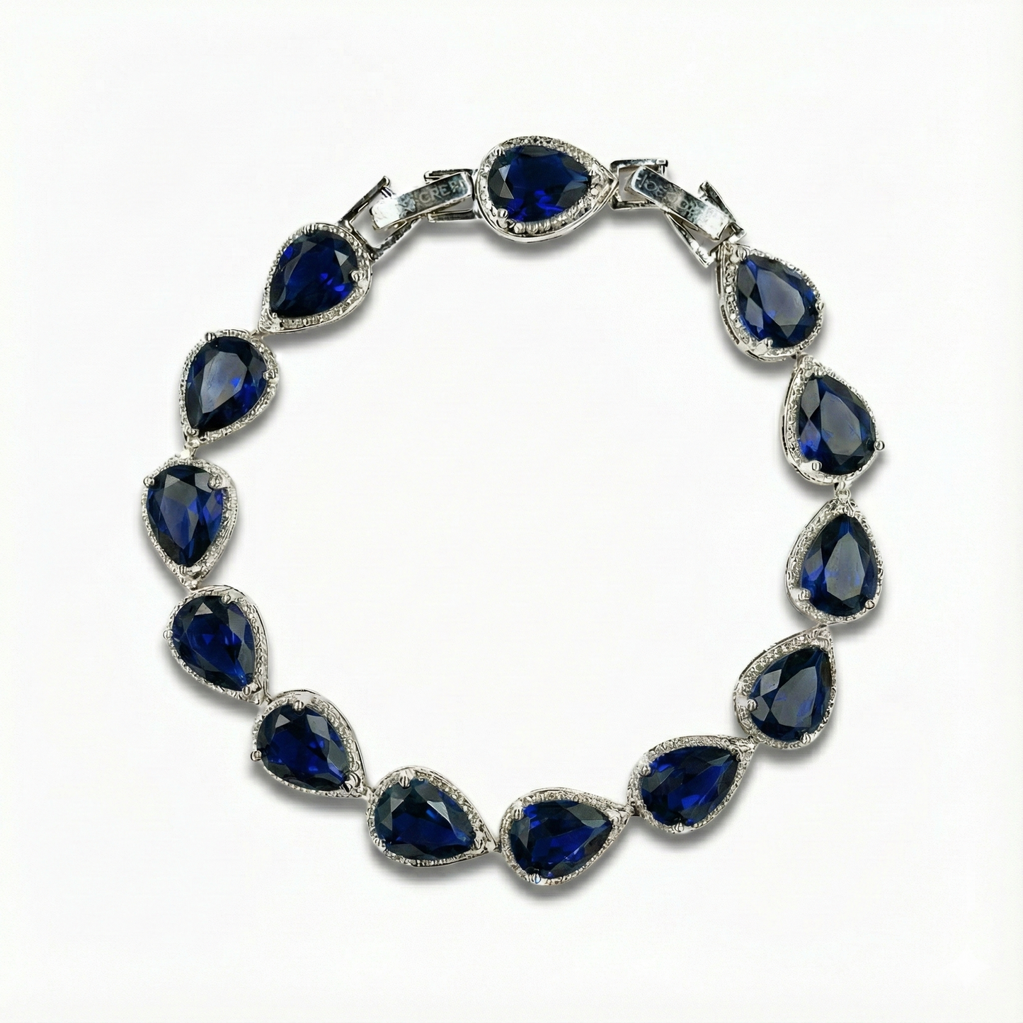 Regentropfen Armband Silber