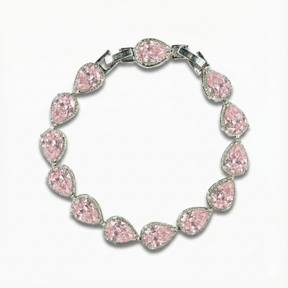 Regentropfen Armband Silber