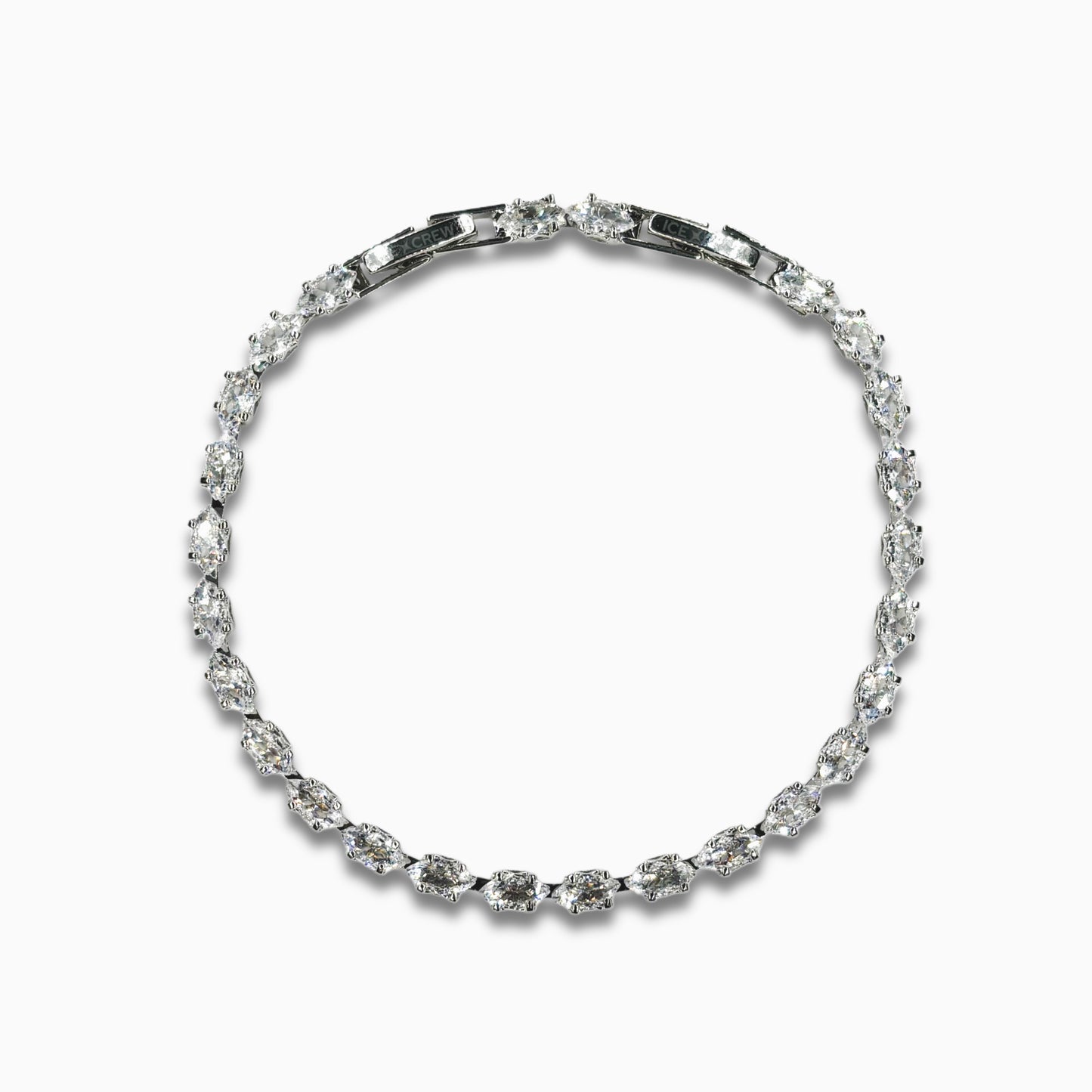Tiny Crystal Bracelet (Silver)