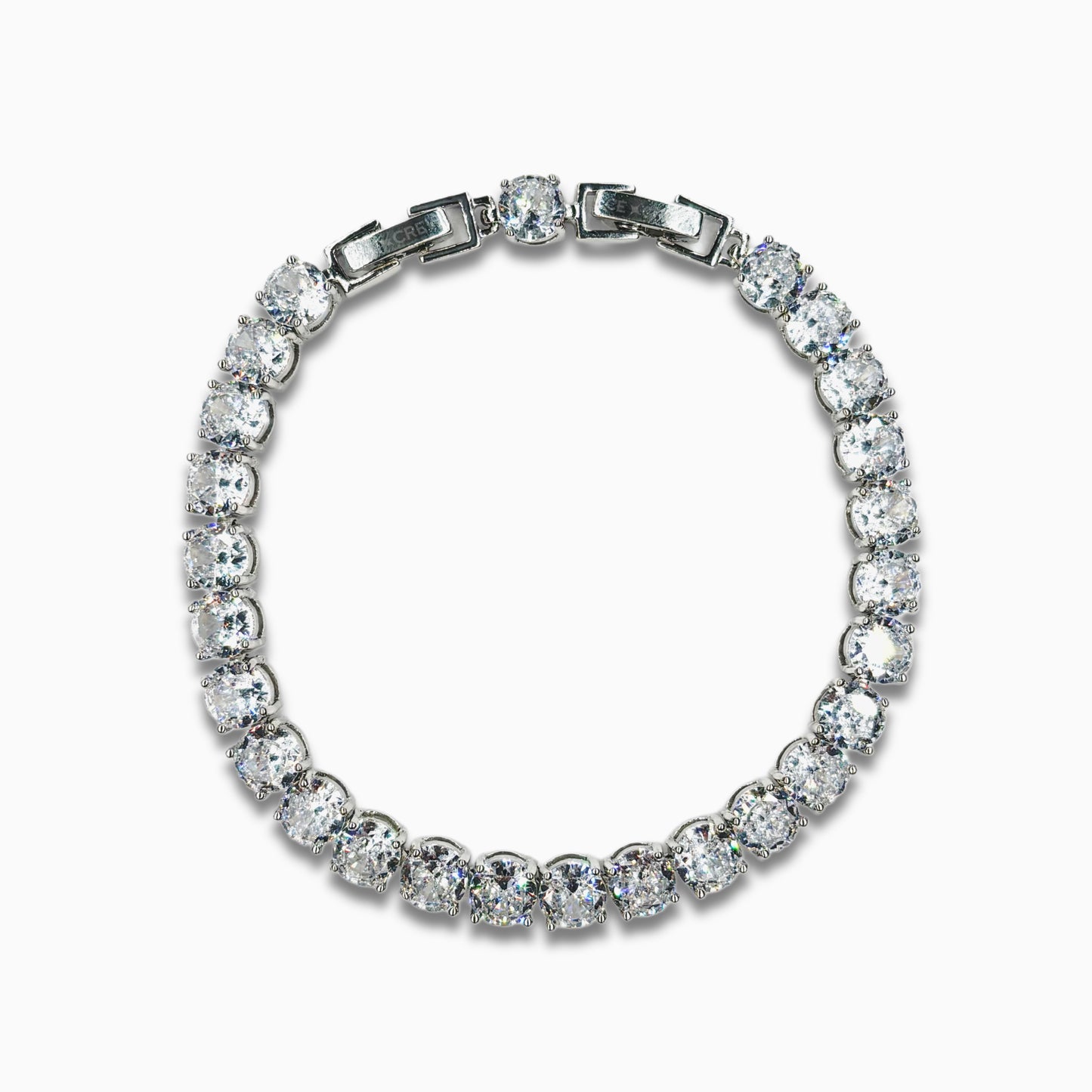 Tennis Crystal Bracelet (Silver)
