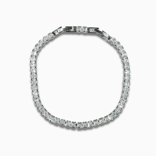 Tiny Square Bracelet (Silver)