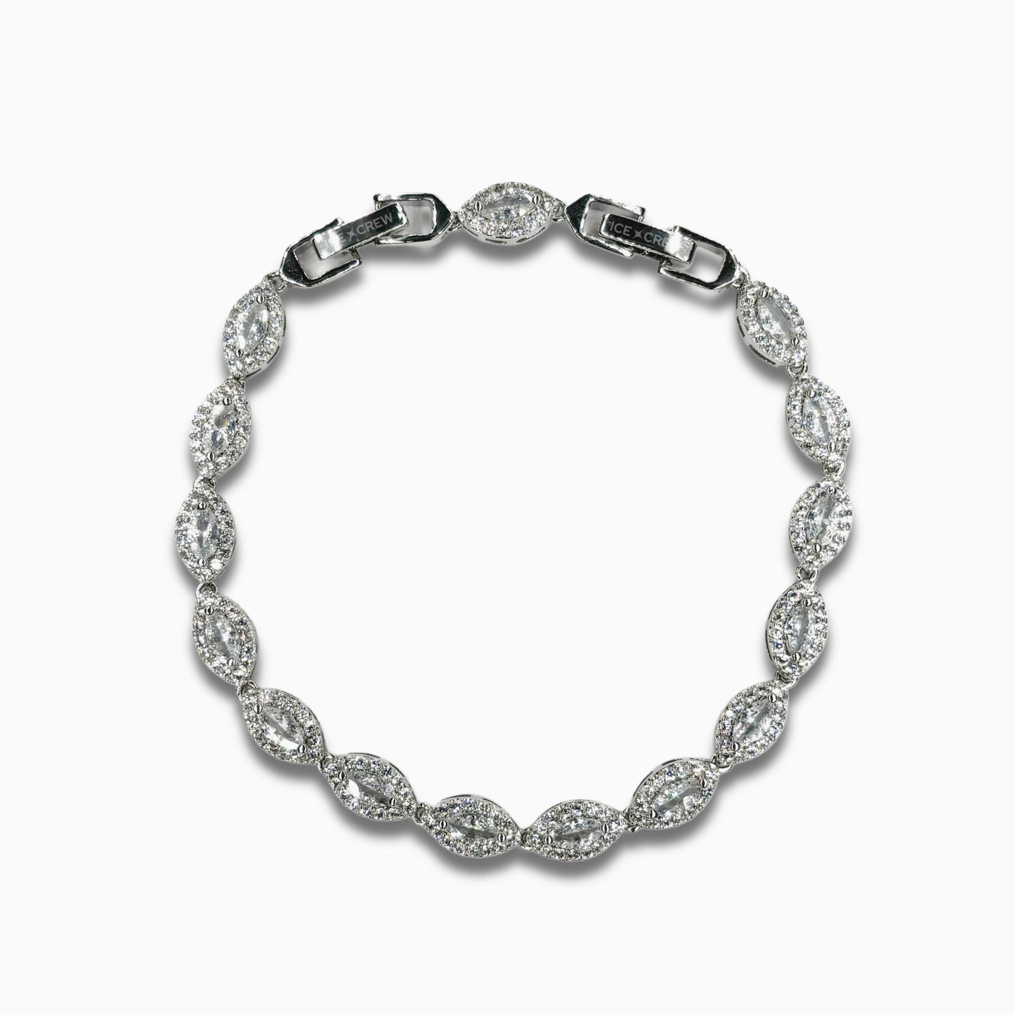 Eye Crystal Bracelet (Silver)