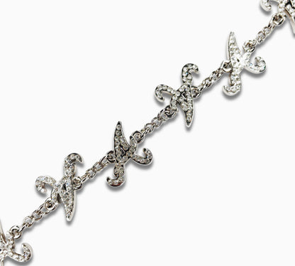 A* Wallet Chain Rhinestone (Silver)